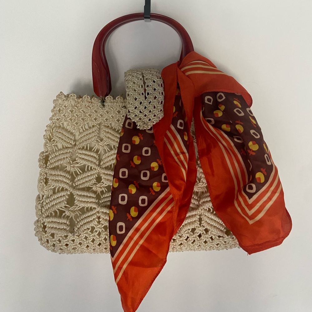 Vintage crochet Handbag